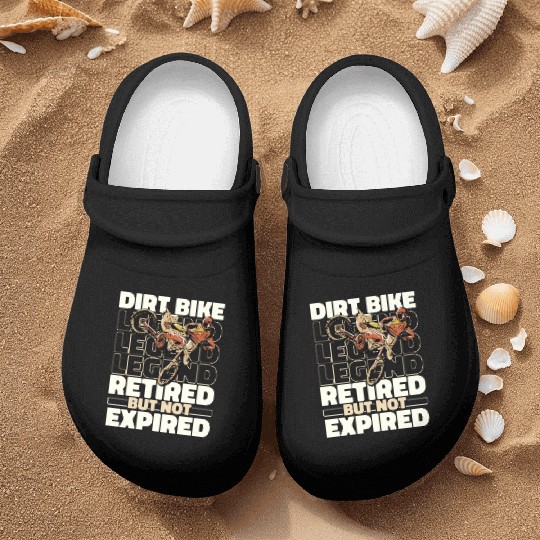 Dirt Bike Mx Motocross Supermoto Retired Nurse Clogs