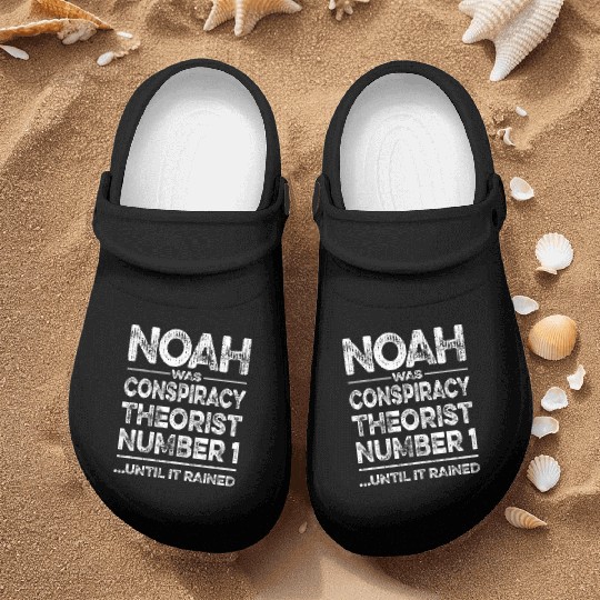 Funny Noah Conspiracy Theory & Realist Meme Libert Nurse Clogs