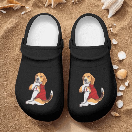I Love Mom | Dogs Tattoo Nurse Clogs