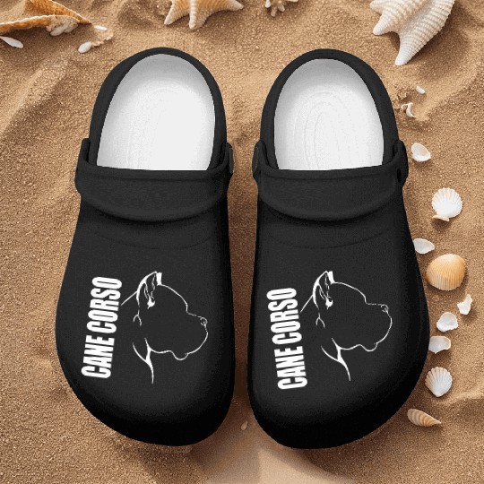 Proud Cane Corso Profile dog mom Nurse Clogs