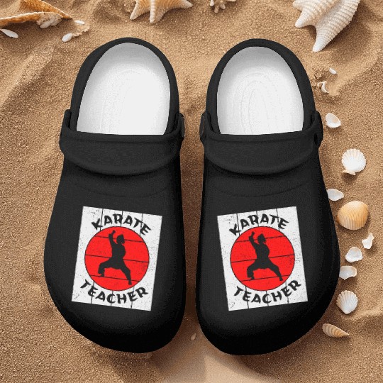 Female Karate Teacher Nurse Clogs