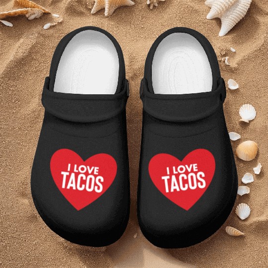 I Love Tacos Nurse Clogs