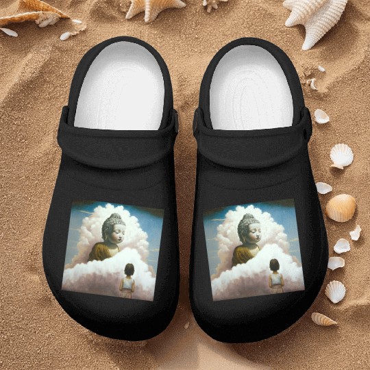 Blessings of the Little Buddha Nurse Clogs