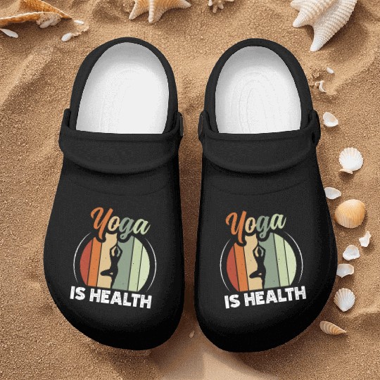 YOGA IS HEALTH Nurse Clogs
