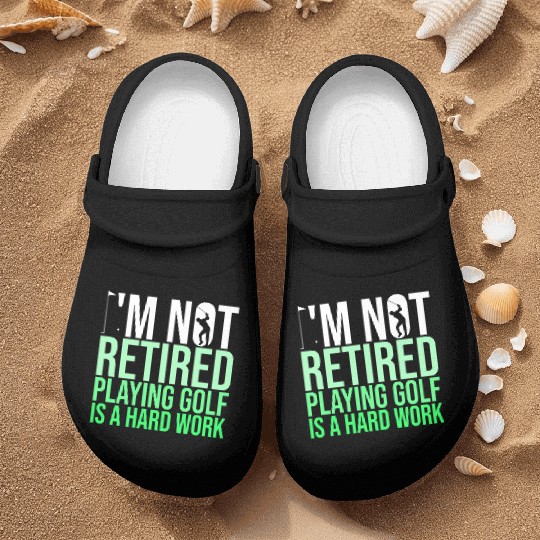 Golf Retirement Gift Nurse Clogs