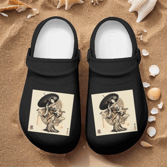 Japanese Kimono girl Nurse Clogs