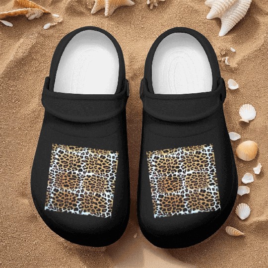 Leopard iPhone 7 Plus/8 Plus/11 Pro/12 Pro Cases Nurse Clogs