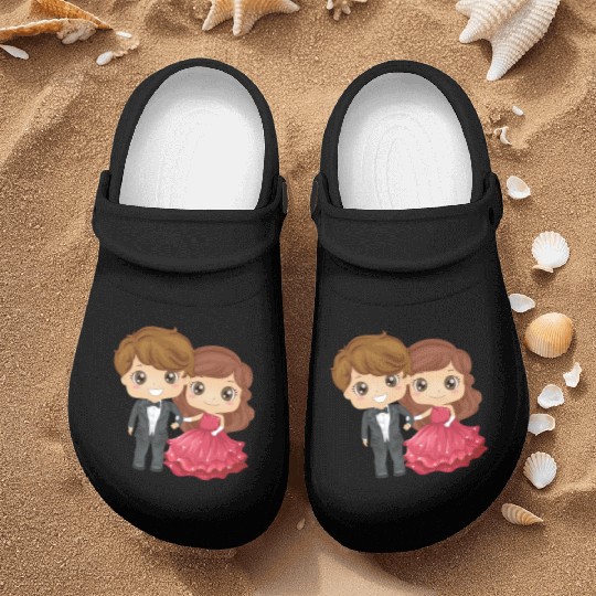 The groom and the bride Nurse Clogs