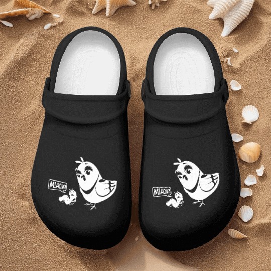 Novelty Bird and Worm Nurse Clogs