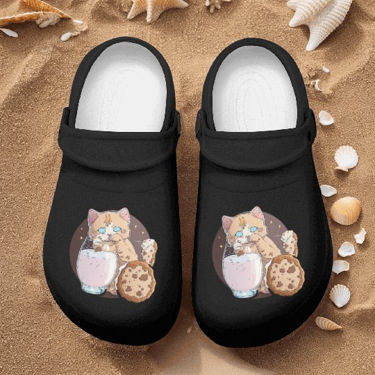 Cookie Kitty Nurse Clogs