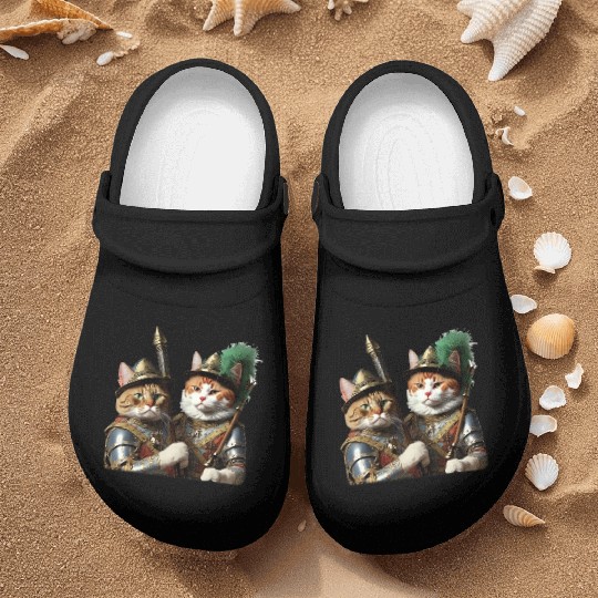 Conquistador Kitties Nurse Clogs