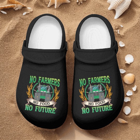 No Farmers No Food No Future Nurse Clogs