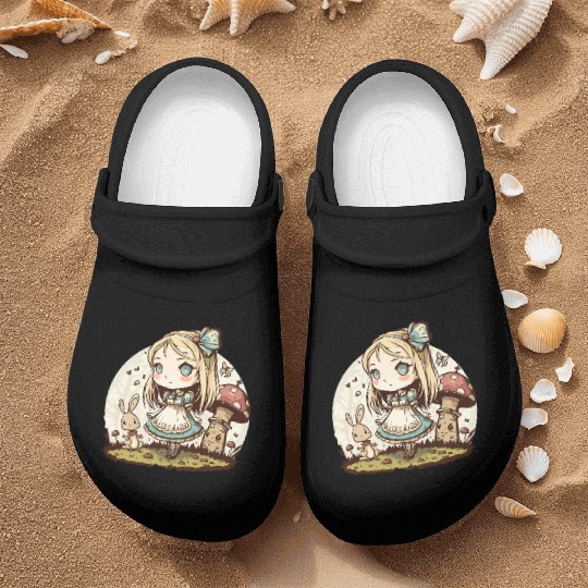 Chibi in Wonderland Nurse Clogs