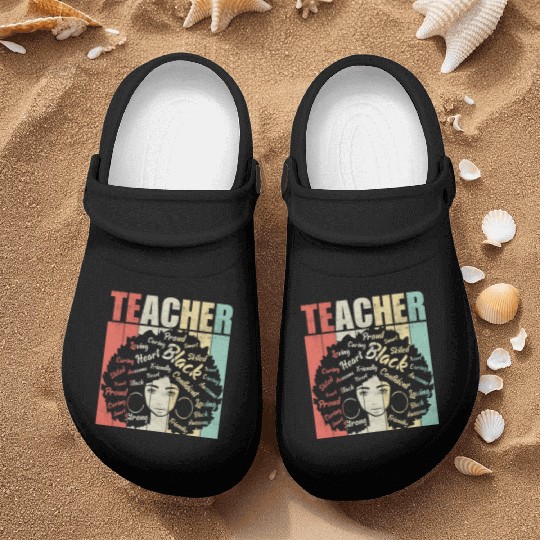 black history month Nurse Clogs