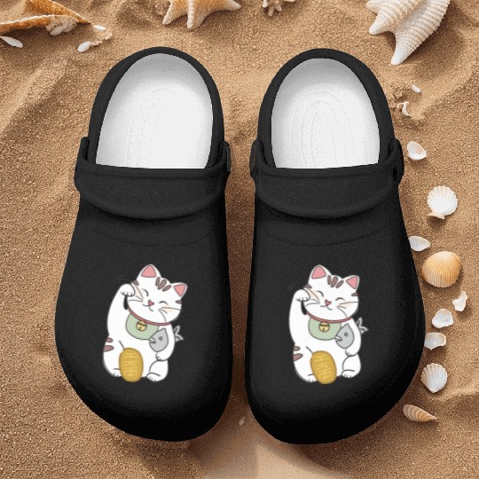 Lucky Cat Nurse Clogs