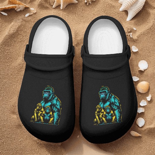 gorilla family Nurse Clogs