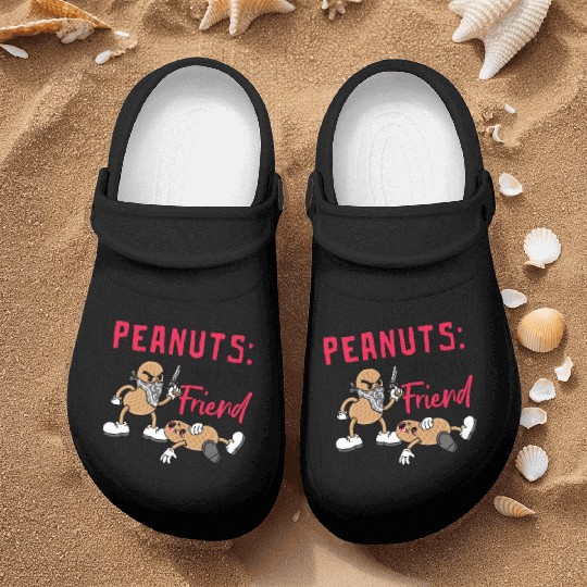 Peanuts Not My Friend Peanut Allergic Nurse Clogs