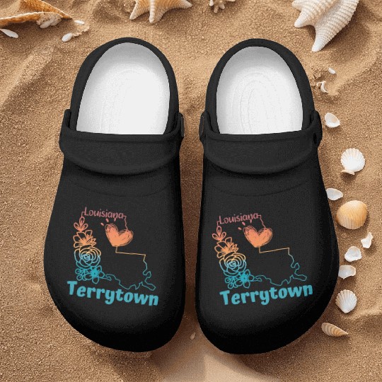 I love my home town Terrytown Louisiana Nurse Clogs