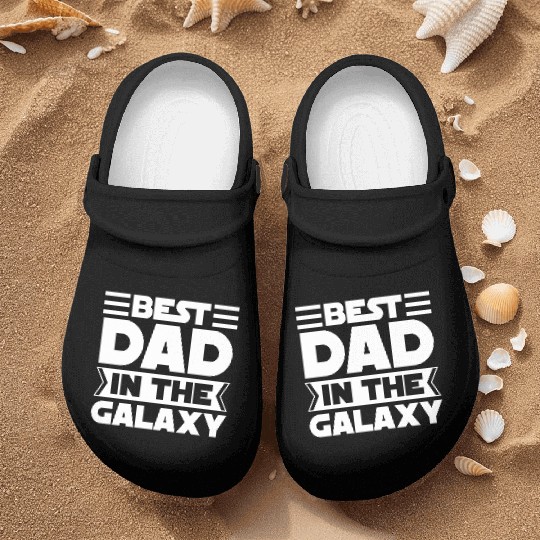 Best Dad in The Galaxy Gift Nurse Clogs