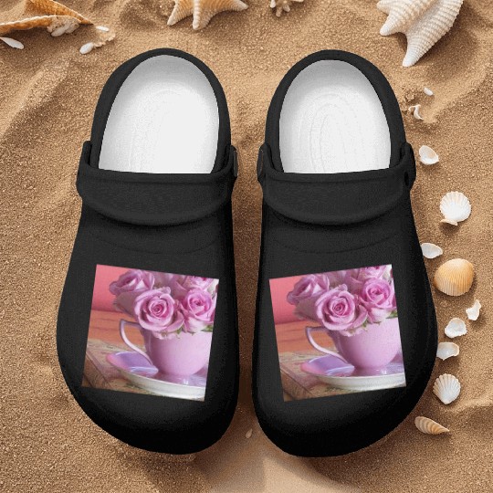 Beautiful Floral print Nurse Clogs