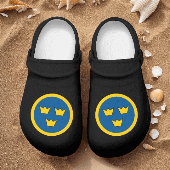 Swedish Air Force Current Emblem Nurse Clogs