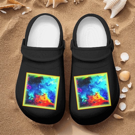 Nebulae's Rainbow of Colors. Buy Now Nurse Clogs