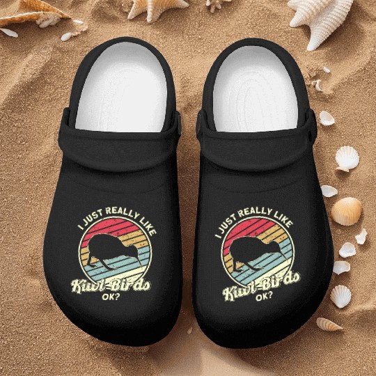 Bird Lover Endangered Species Kiwi Bird Nurse Clogs