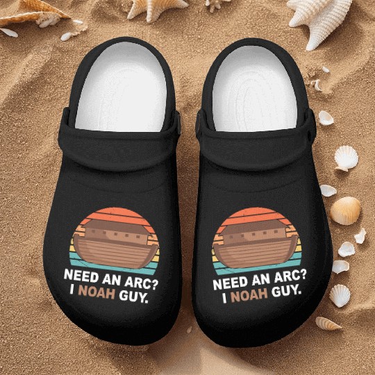 Need An Arc? I Noah Guy Nurse Clogs