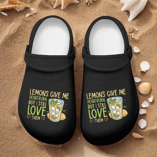 Lemon Fruit Lemonade Citrus Nurse Clogs