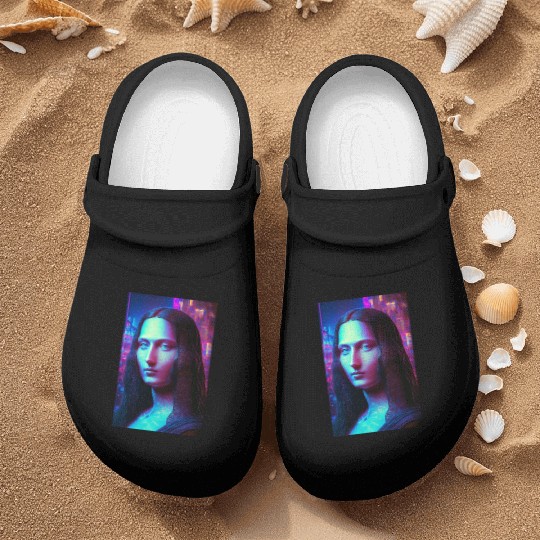 Mona lisa in future Nurse Clogs