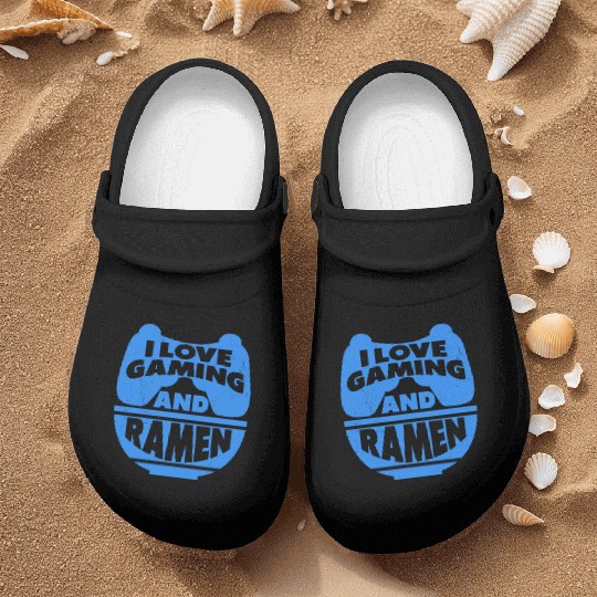 Ramen Lover Gamer Video Games Ramen Bowl Nurse Clogs