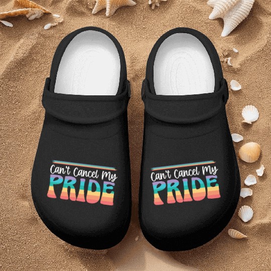Can't Cancel My Pride Rainbow Month LGBTQ Gay Nurse Clogs