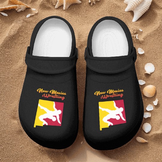 New Mexico Wrestling Nurse Clogs