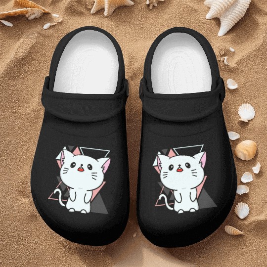Cute little cat adorable kitty Kittenlove cat mom Nurse Clogs