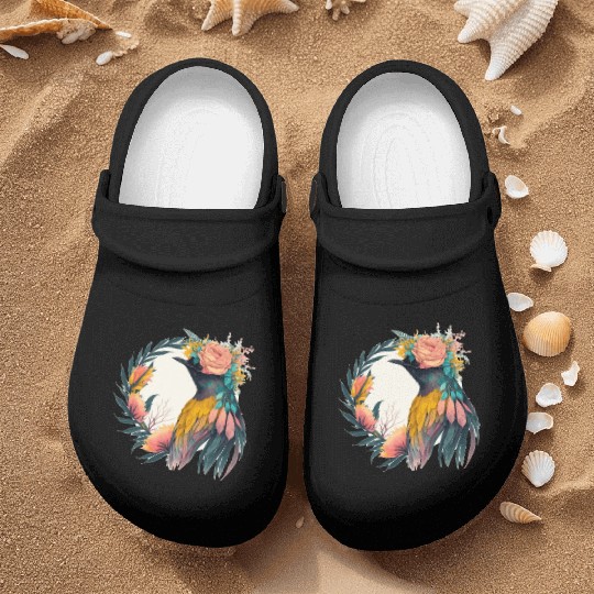 Cute Bird Of Paradise Bird Flower Crown Pet Birds Nurse Clogs