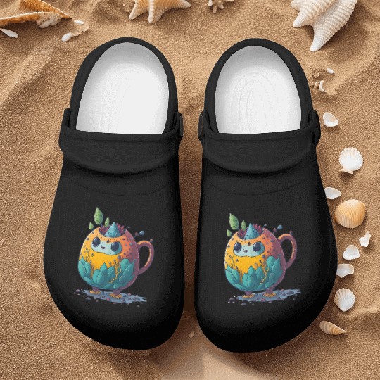 Colorful Tea Bot Nurse Clogs