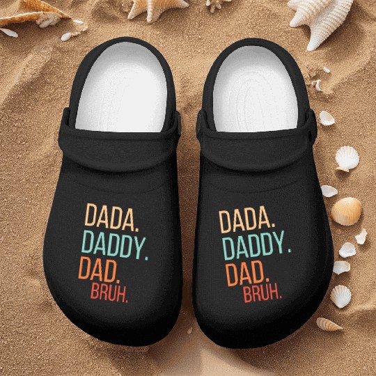 Funny Dad Nurse Clogs, Cute Daddy Nurse Clogs, Dad Nurse Clogs, 0