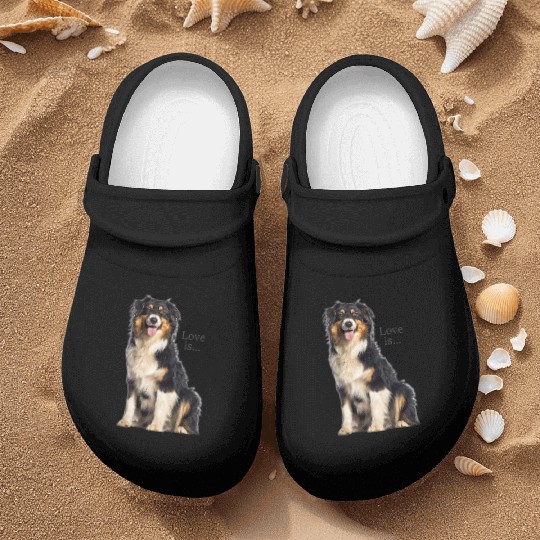 Australian Shepherd Nurse Clogs Aussie Mom Dad Love Dog