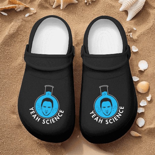 Breaking Bad Jessie Yeah Science Text Portrait Nurse Clogs