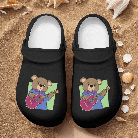 Bear Cub Guitar Music Nurse Clogs