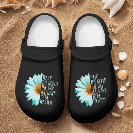 Be The Change Treat The World Nurse Clogs