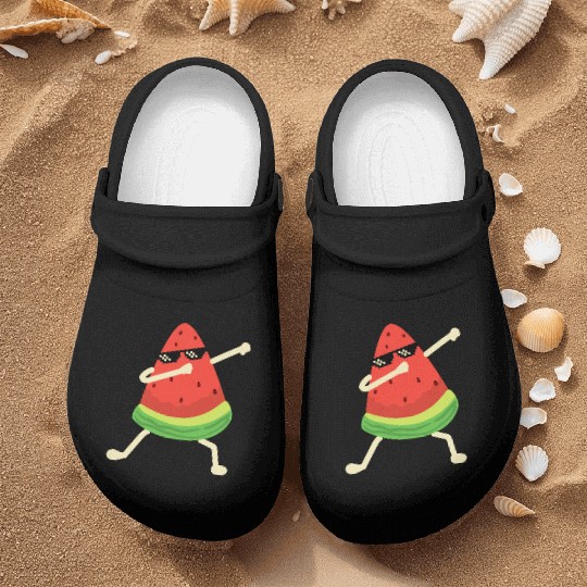 Dabbing Watermelon Melon summer Fruit Lover Nurse Clogs