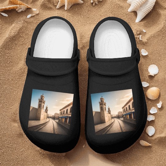 Fantasy pictures ,town Morocco ,city Larache Nurse Clogs