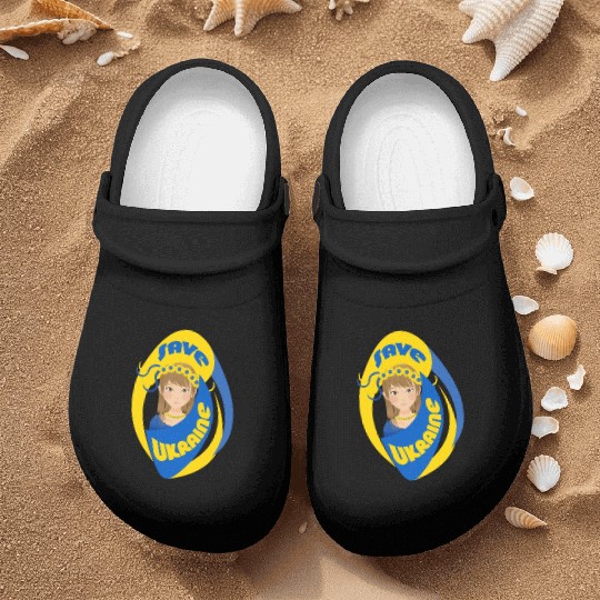Save Ukraine Nurse Clogs
