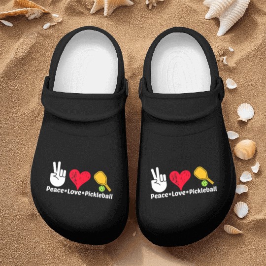 Paddleball Sports Mom Dad Retirement Peace Love Pi Nurse Clogs