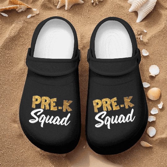 Team Pre K Teacher Back To School s Top Nurse Clogs
