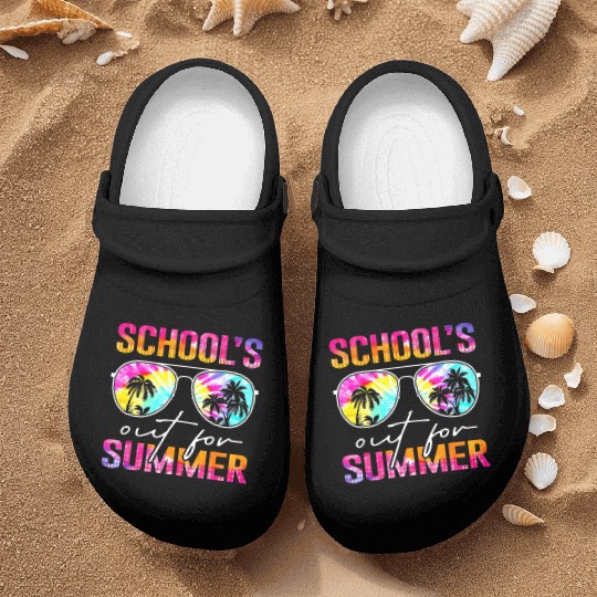 Last Day Of School Schools Out For Summer Teacher Nurse Clogs