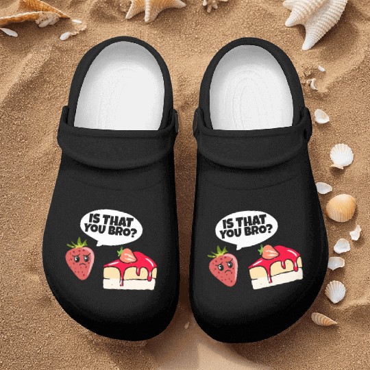Strawberry Cake Pun Nurse Clogs