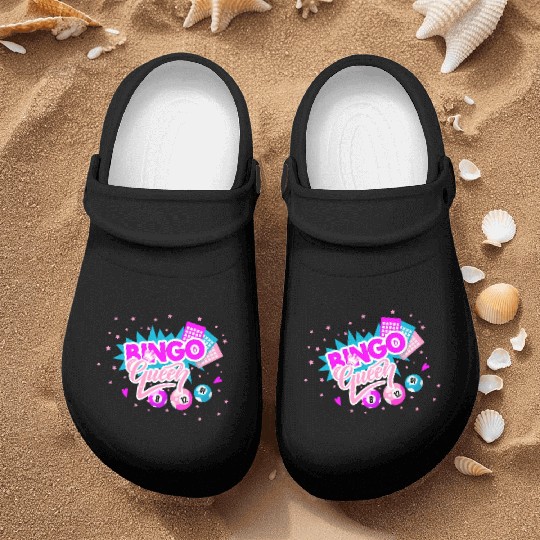 Bingo Queen Pocket Balls Fun Nurse Clogs