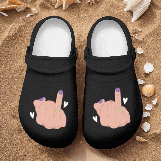 Bride And Groom Wedding Day Marriage Just Married Nurse Clogs